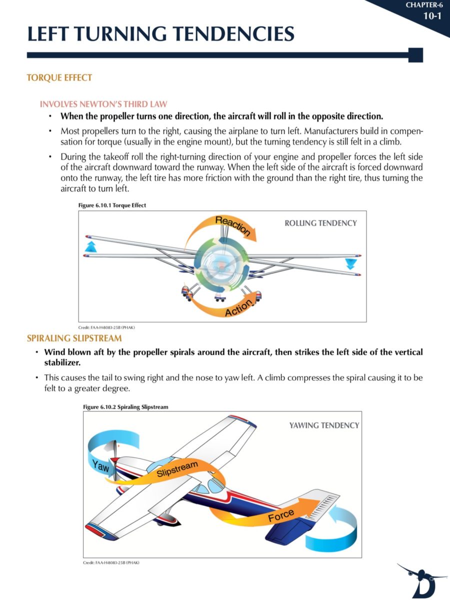 Left Turning Tendencies CFI Lesson Plan by Divergent Aerospace