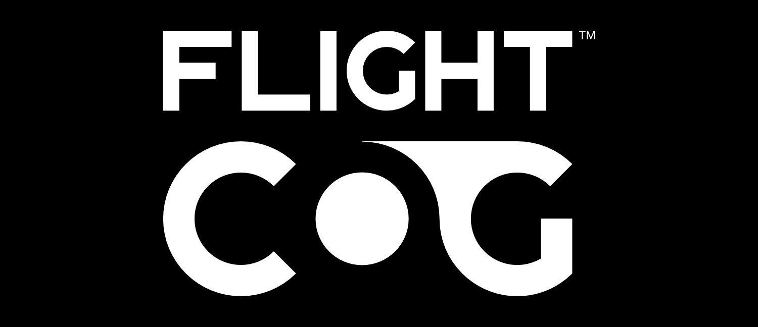 FlightCog Banner Logo Black